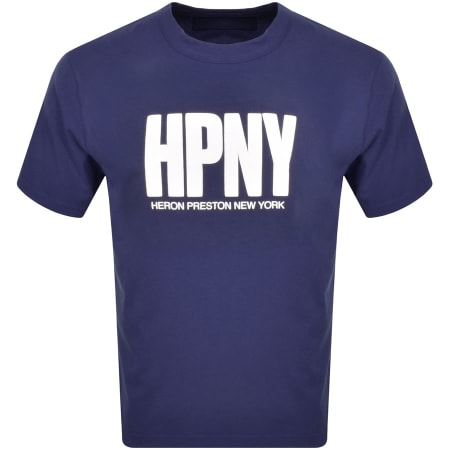 HERON PRESTON Hpny Collar ロゴ クルーネック 半袖Tシャツ Heron Preston(ヘロンプレストン) Tシャツ・カットソー(メンズ